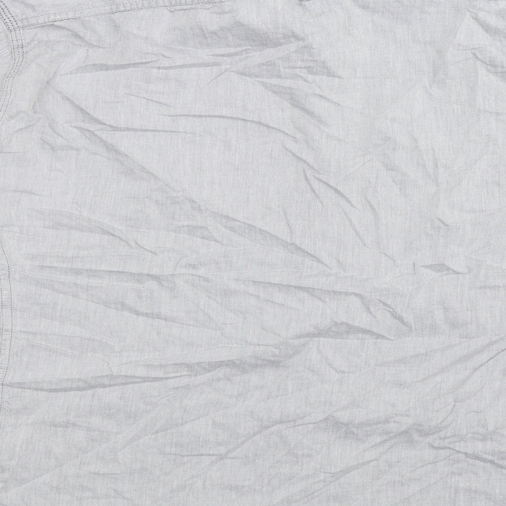 GIN TONIC Mens Grey    Button-Up Size 3XL