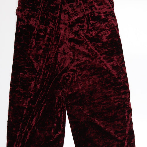 New Look Womens Brown   Cropped Trousers Size 14 L23 in