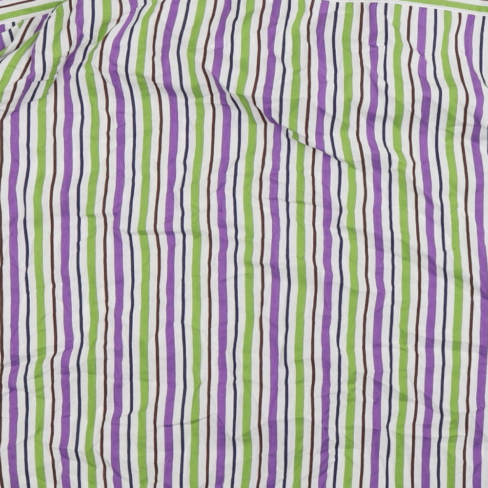 Italian classics Mens Multicoloured Striped   Dress Shirt Size Big 5X