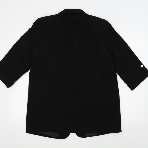 Peacocks Womens Black   Jacket Blazer Size 16