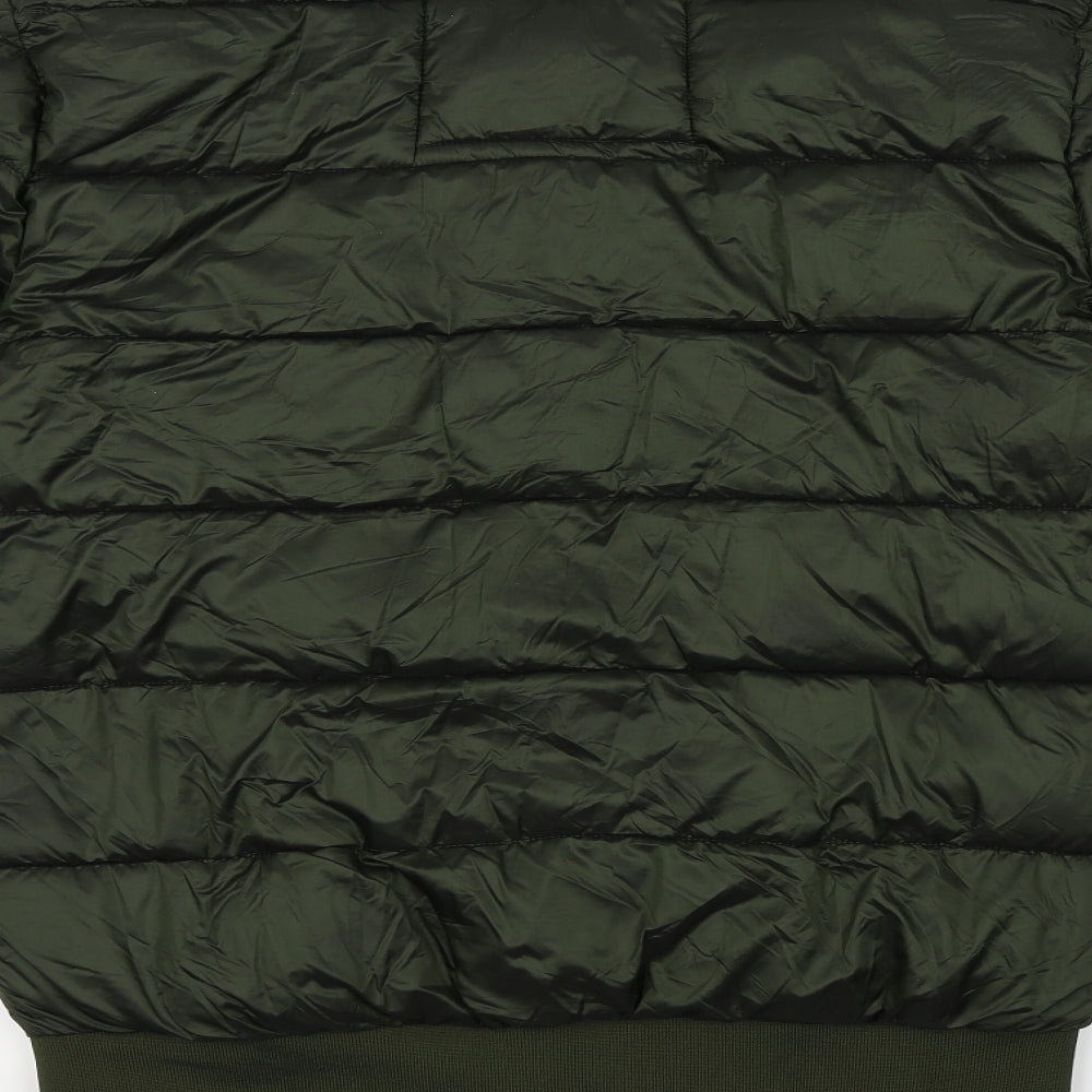 Superdry Mens Green   Puffer Jacket Coat Size M