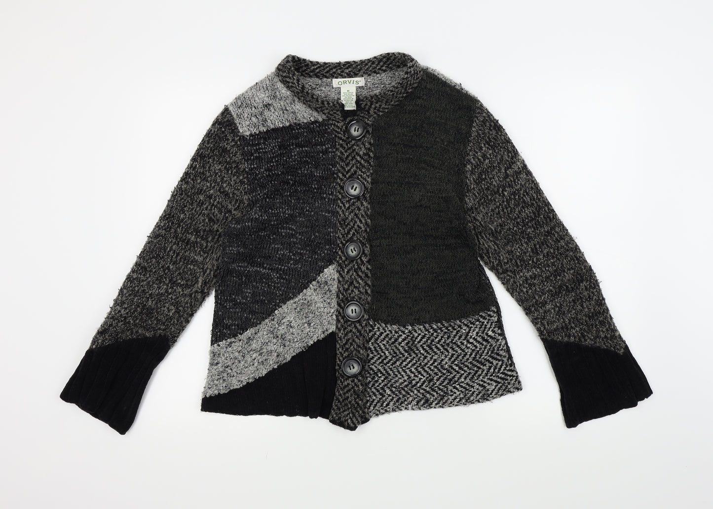 Orvis Womens Grey   Cardigan Jumper Size M
