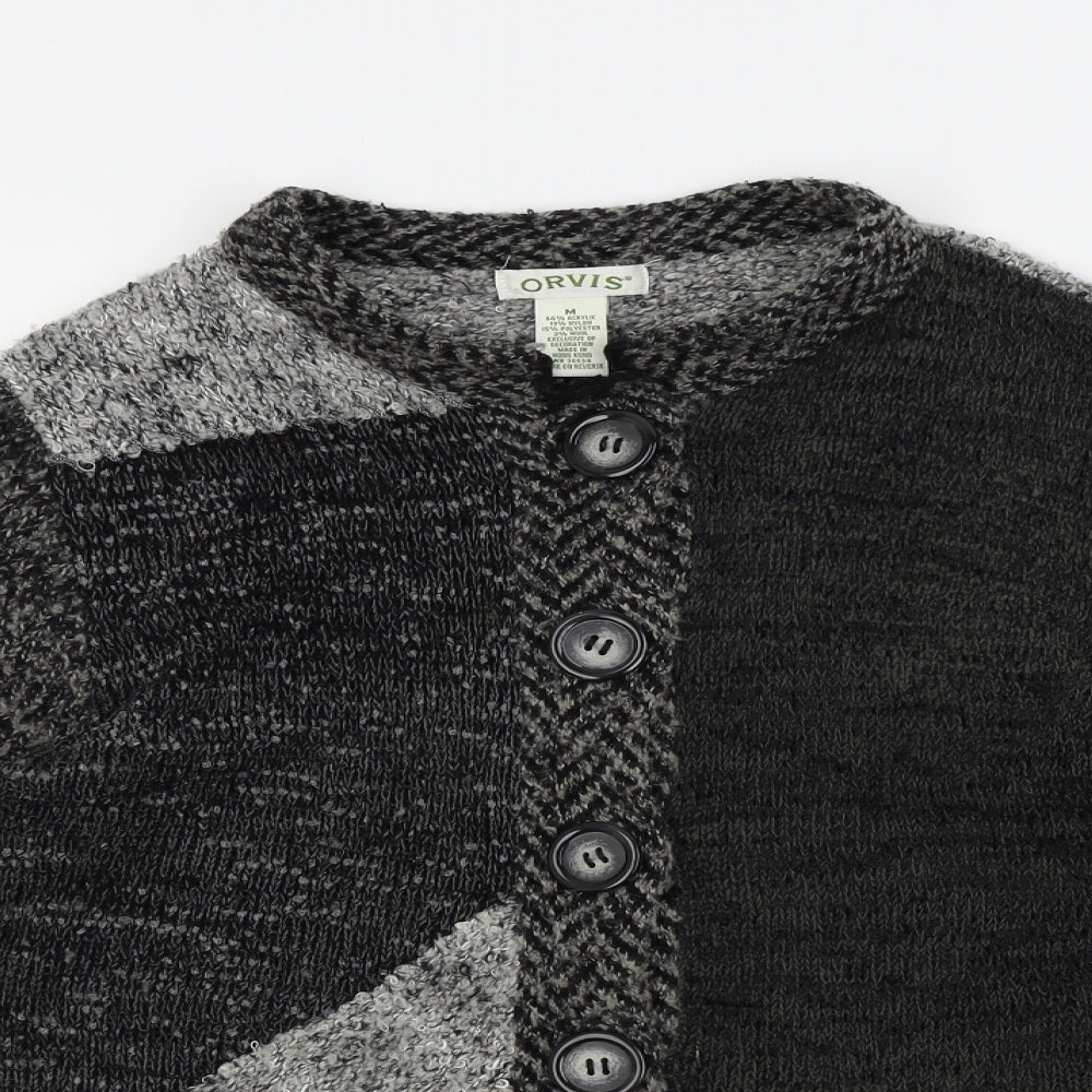 Orvis Womens Grey   Cardigan Jumper Size M