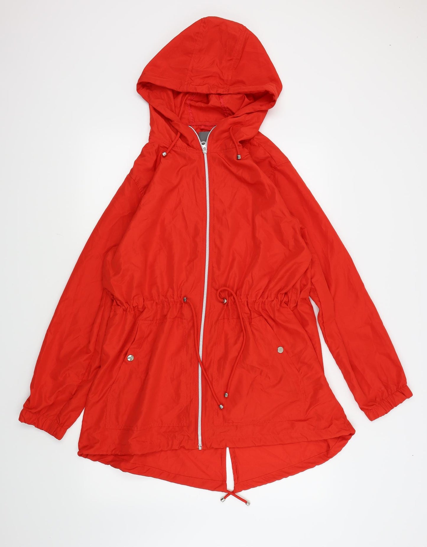 Primark Womens Red   Rain Coat Coat Size 14