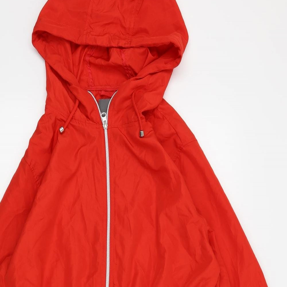 Primark Womens Red   Rain Coat Coat Size 14