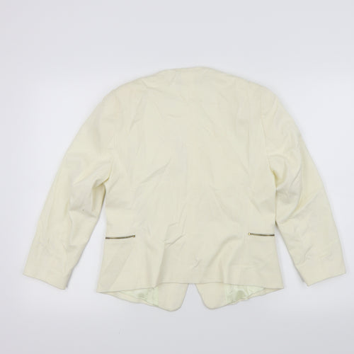 CC Womens White   Jacket Blazer Size 10
