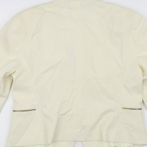 CC Womens White   Jacket Blazer Size 10