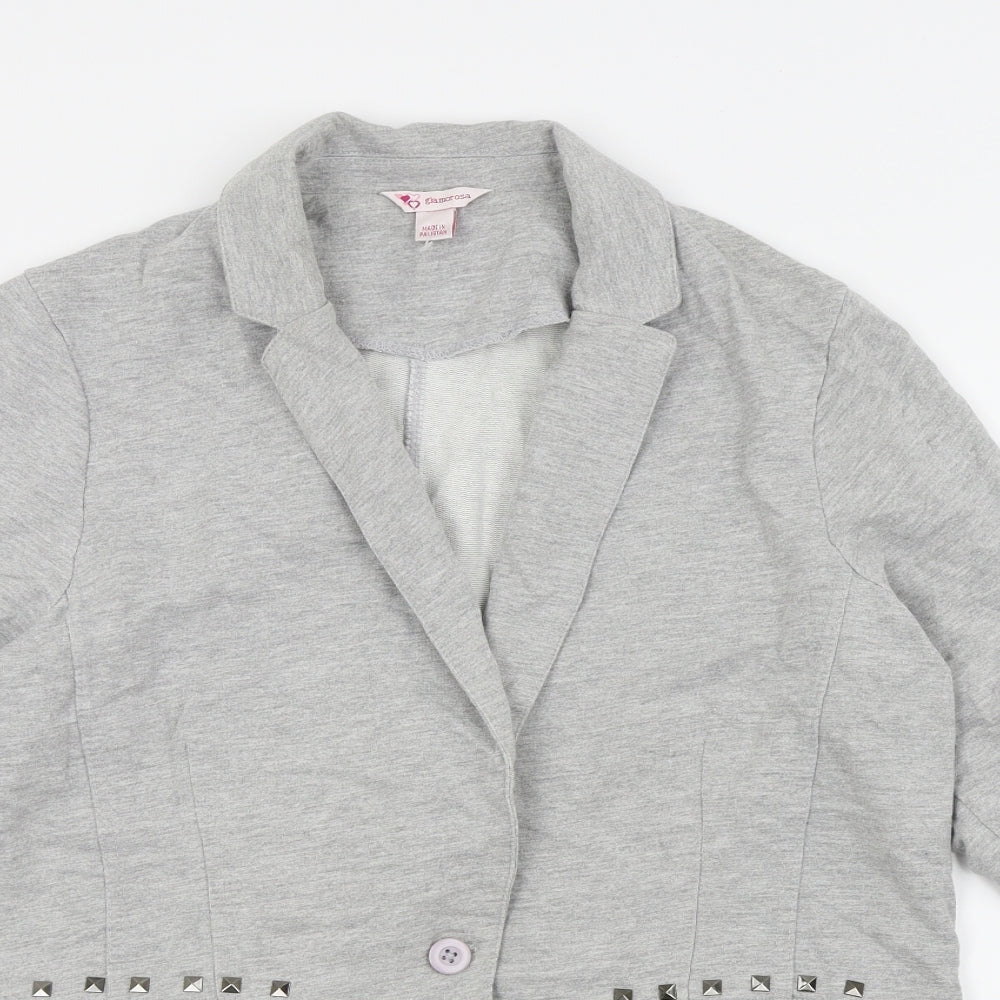 Glamorosa Womens Grey   Jacket Blazer Size 20