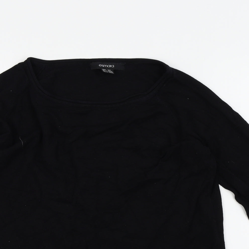 ESMARA Womens Black   Pullover Jumper Size 14