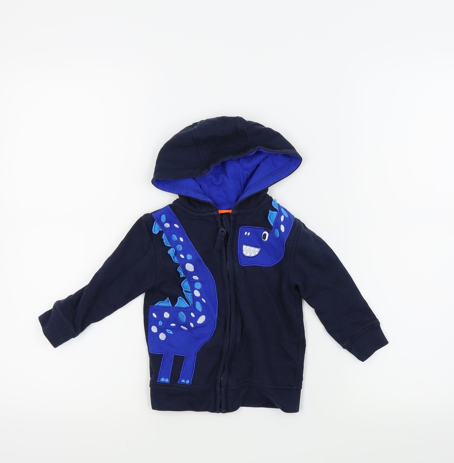 George Boys Blue   Full Zip Jumper Size 12-18 Months