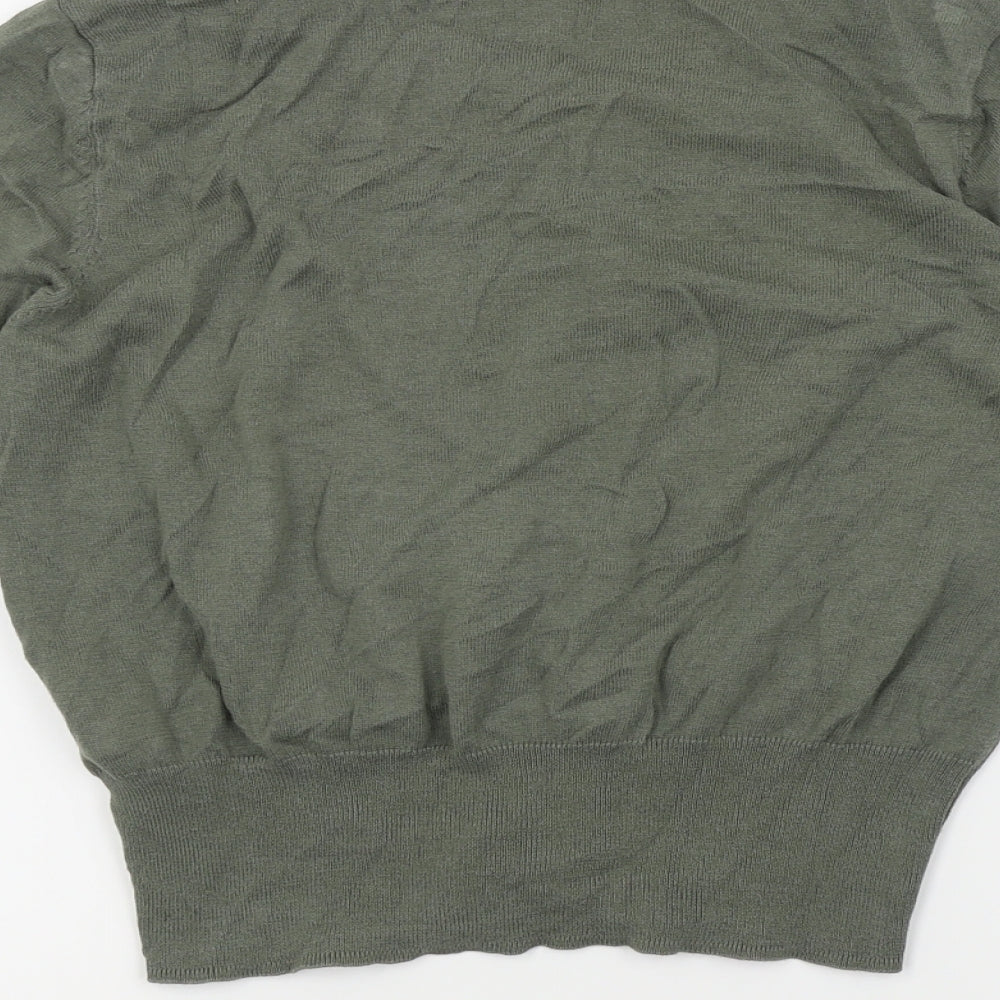 Woolovers Womens Green   Cardigan Jumper Size M