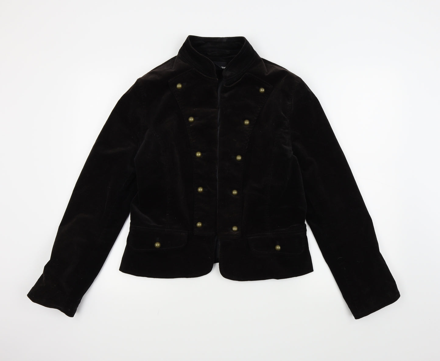 H&M Womens Black   Jacket Coat Size 16