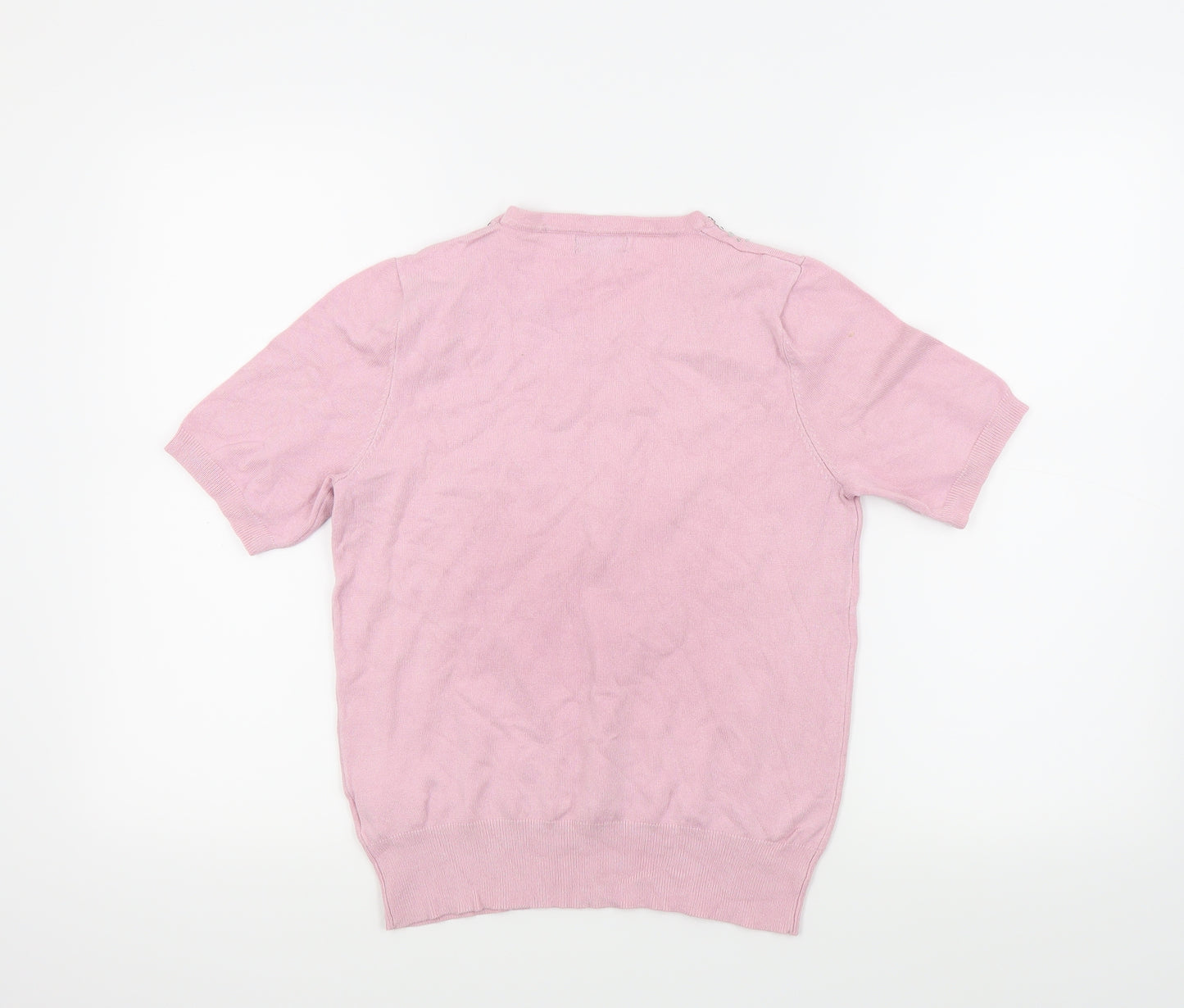 Hepburn Womens Pink   Basic T-Shirt Size S
