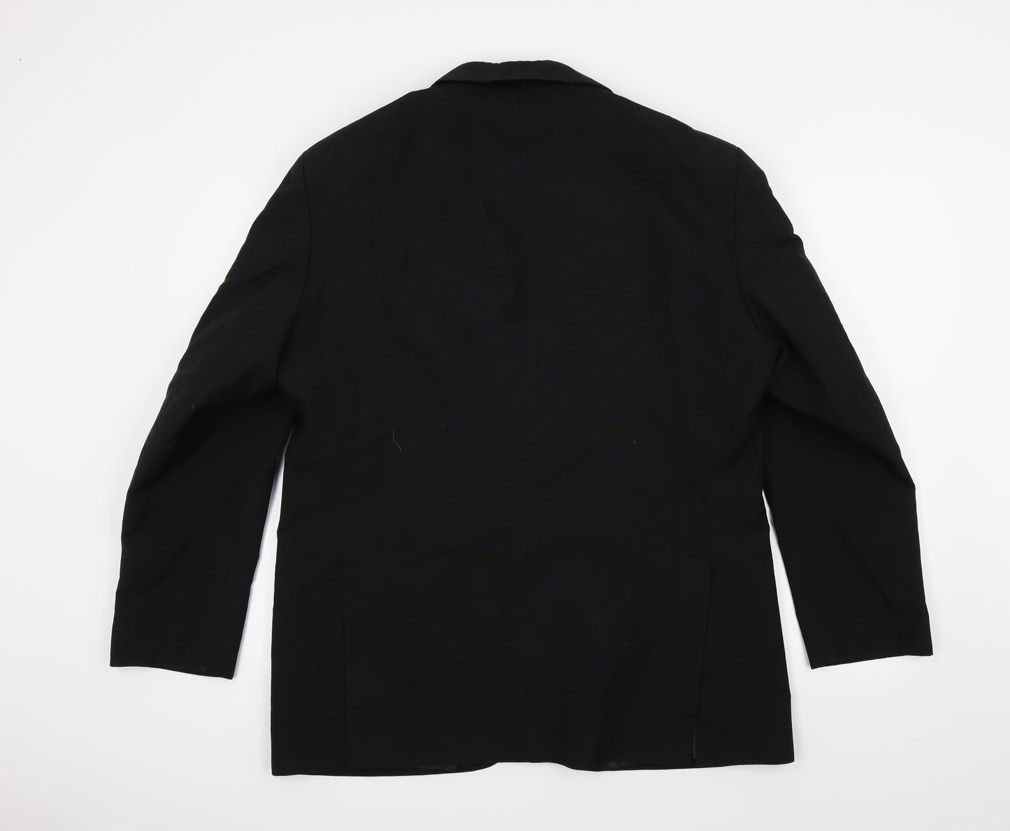 Etiquette Mens Black   Jacket Suit Jacket Size 42