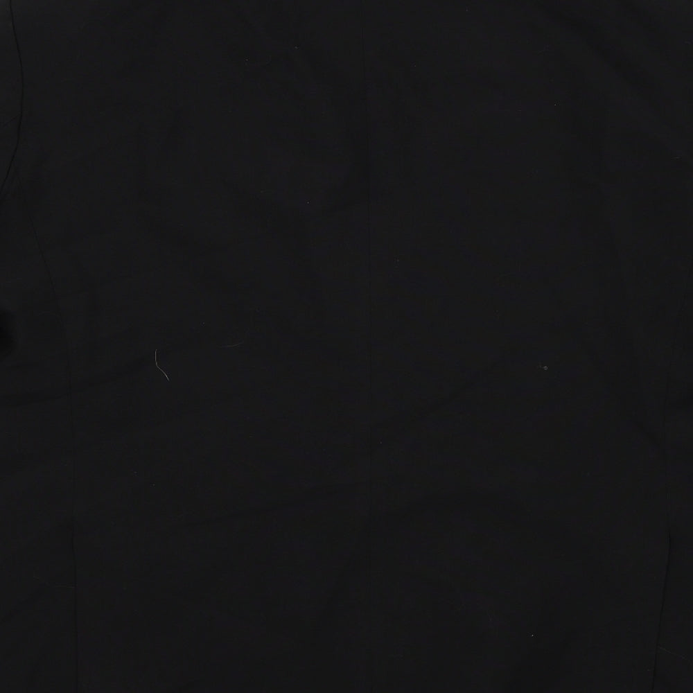 Etiquette Mens Black   Jacket Suit Jacket Size 42