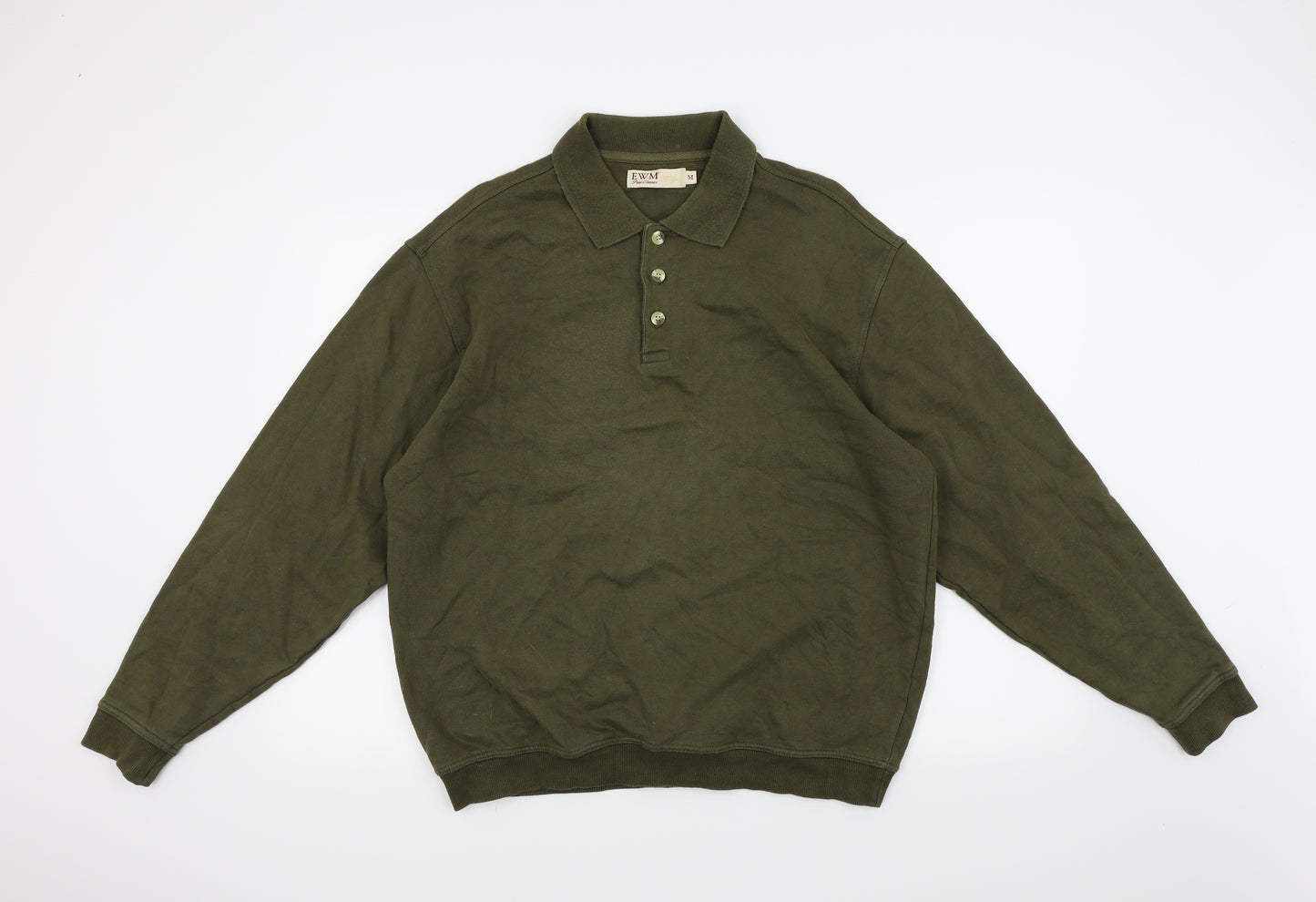 EWM Mens Green   Pullover Jumper Size M