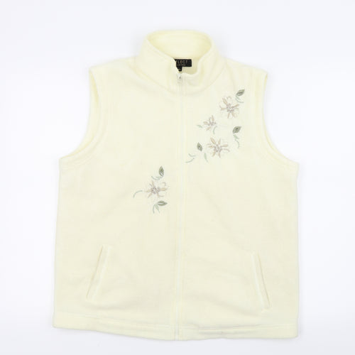 Reflect Collection Womens White   Vest Jumper Size M