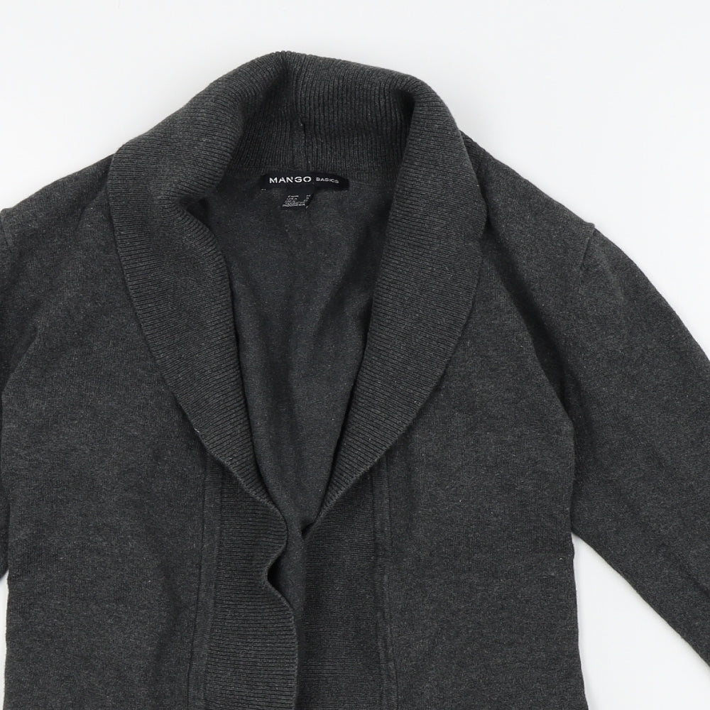 Mango Womens Grey   Cardigan Jumper Size M