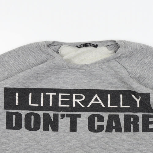 Select Womens Grey   Pullover Jumper Size 8