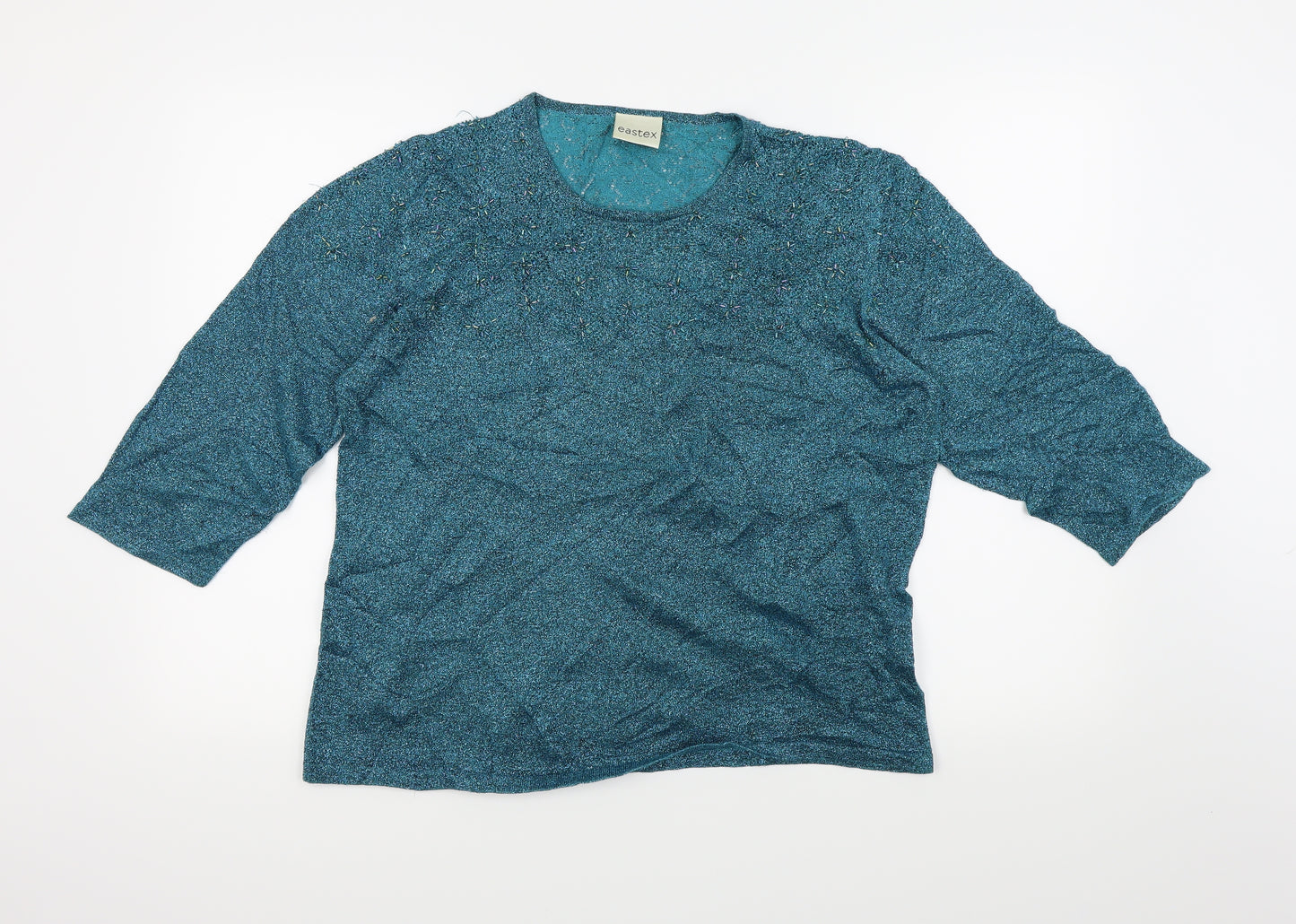 Eastex Womens Blue   Basic T-Shirt Size 18