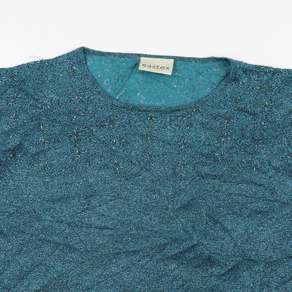 Eastex Womens Blue   Basic T-Shirt Size 18