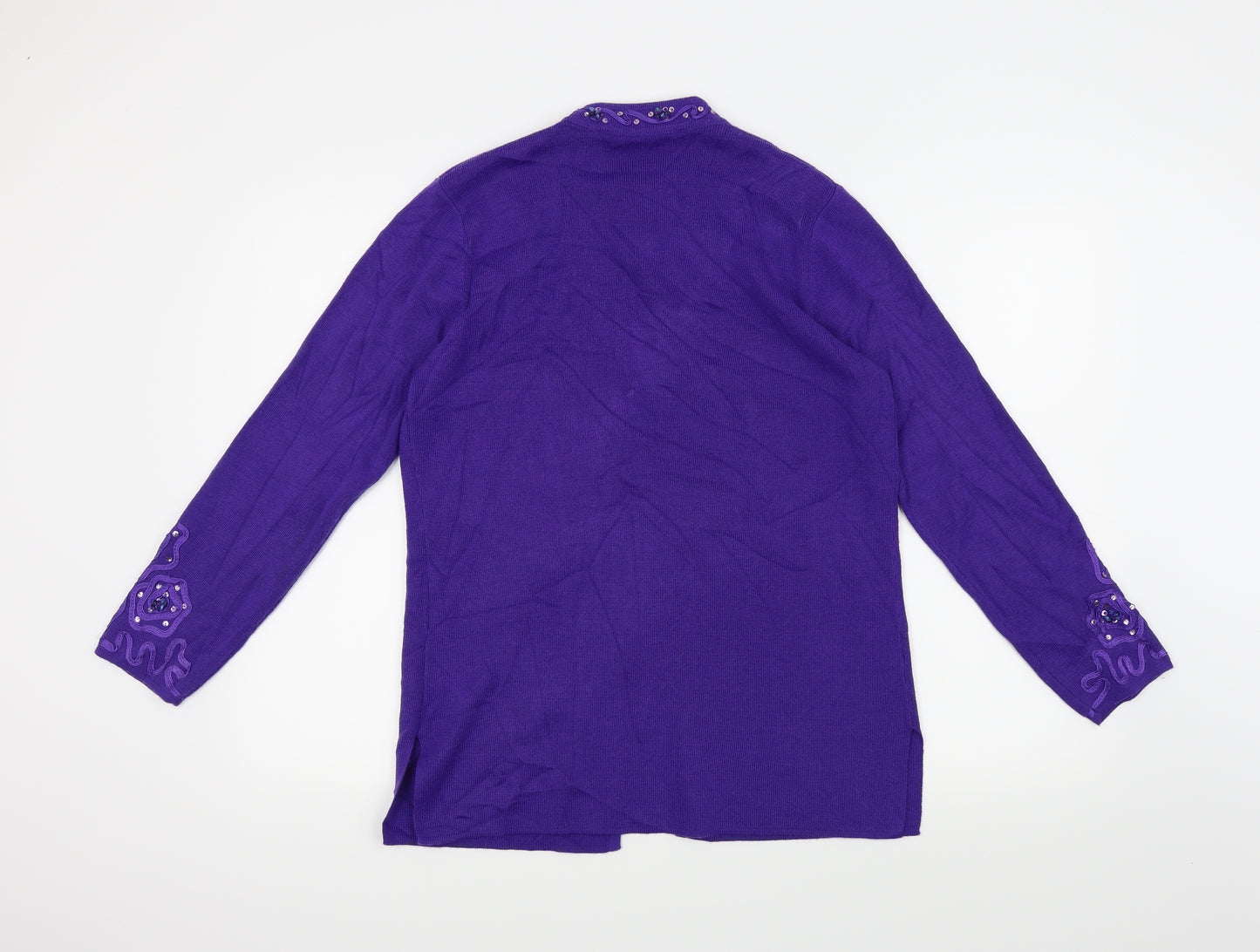 Jaques Vert Womens Purple   Cardigan Jumper Size S