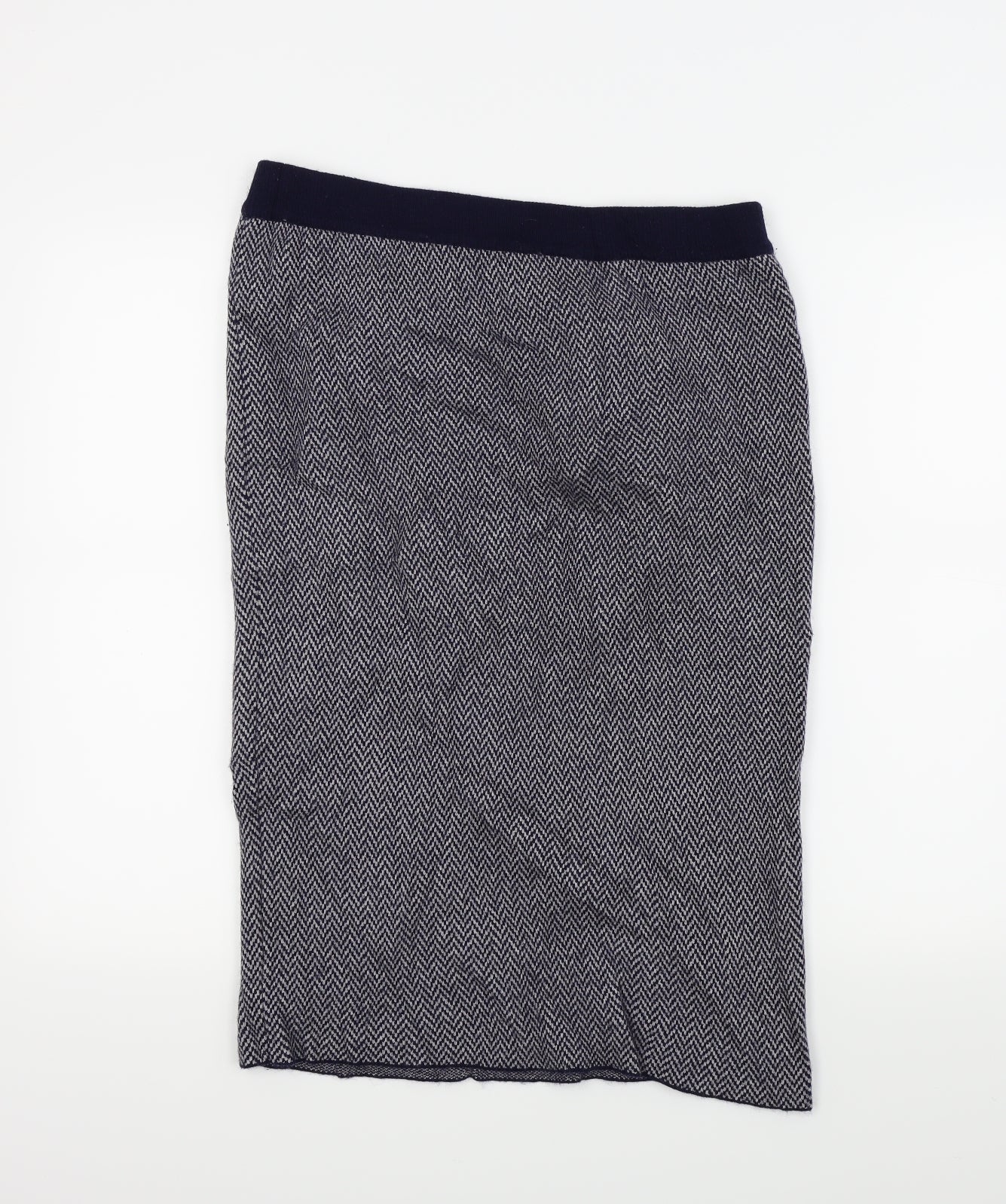 PURE Collection Womens Blue   A-Line Skirt Size M