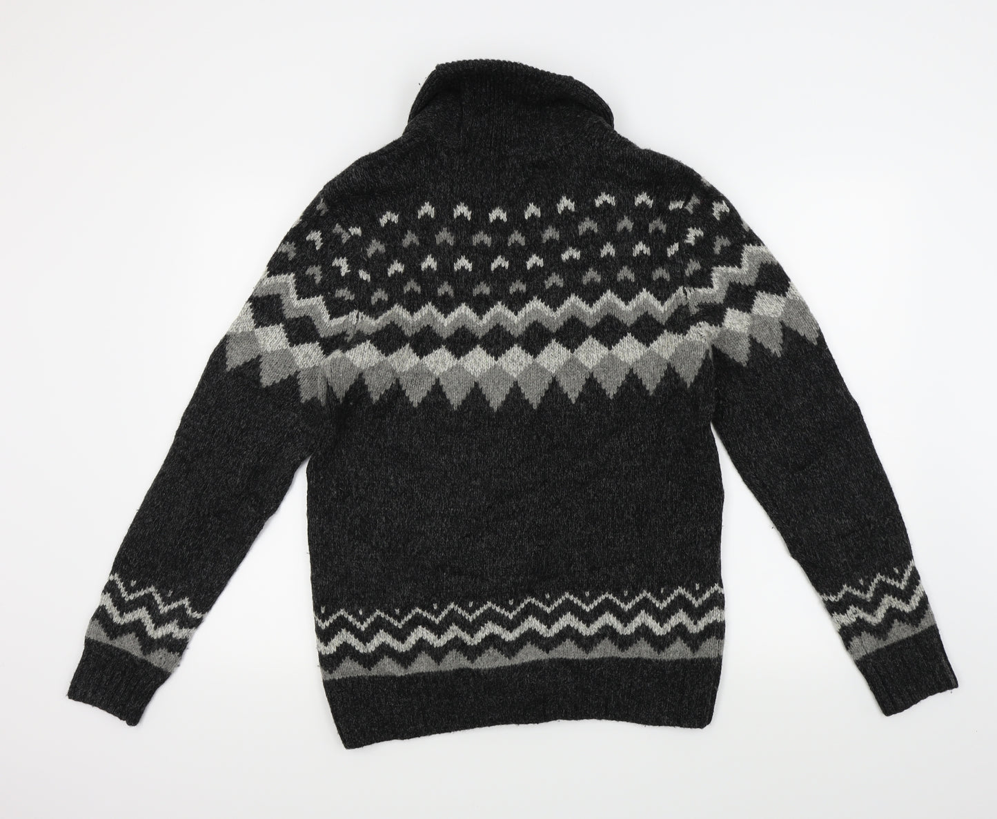 Abercrombie & Fitch Mens Grey   Cardigan Jumper Size S