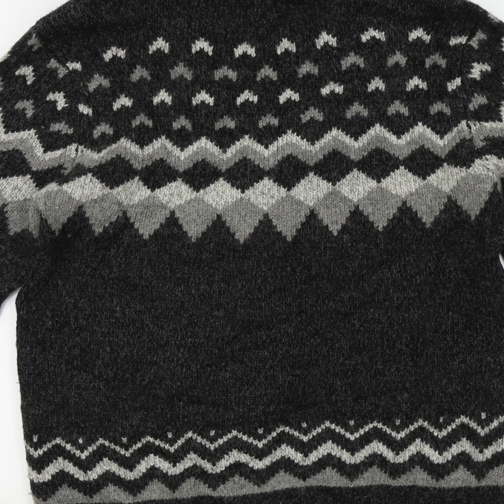 Abercrombie & Fitch Mens Grey   Cardigan Jumper Size S