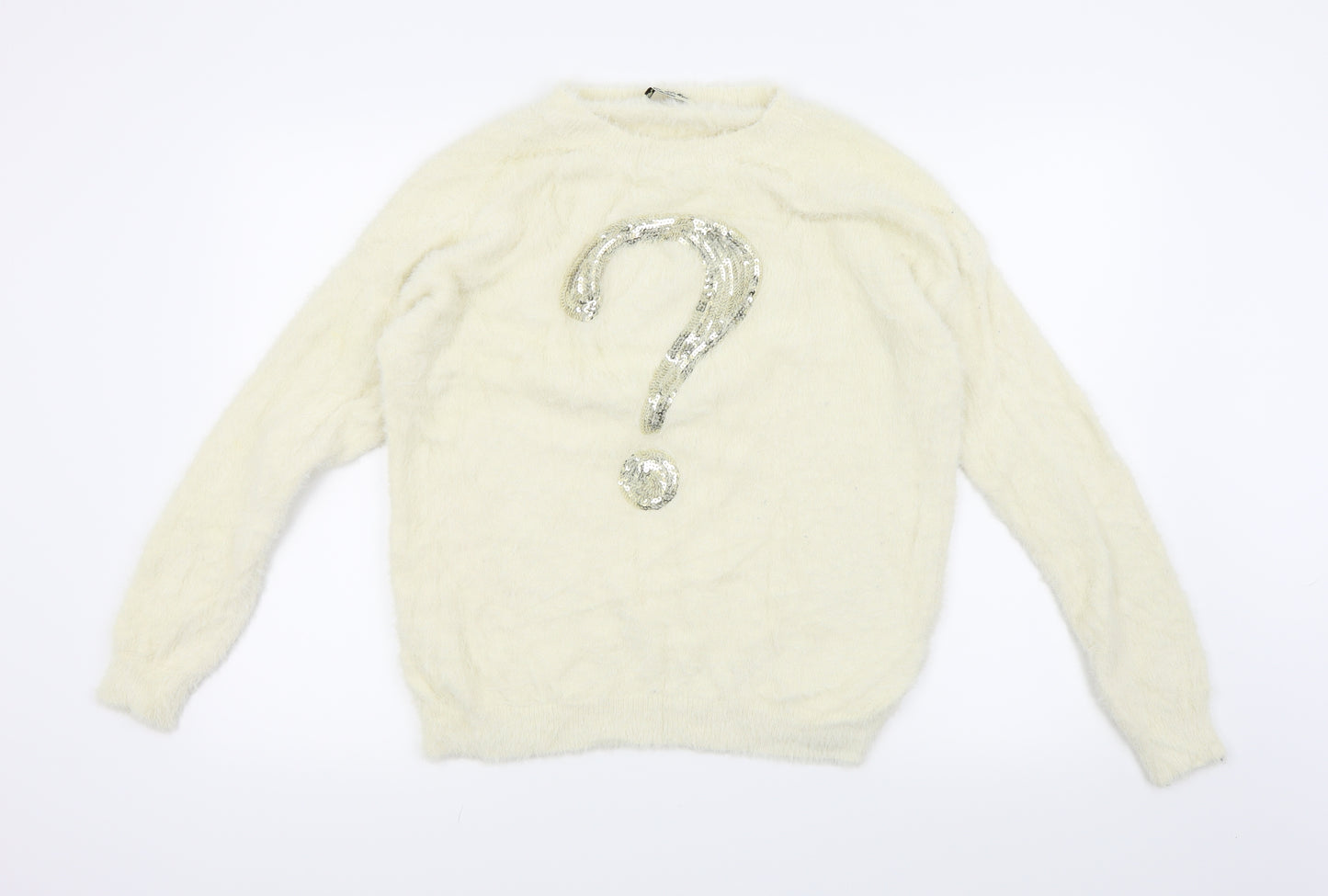 PARIS ET MOI Womens White   Pullover Jumper Size S