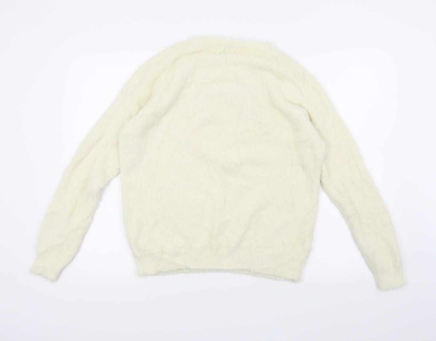 PARIS ET MOI Womens White   Pullover Jumper Size S