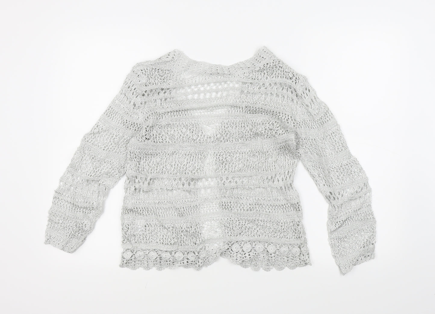 Roman Womens Silver   Cardigan Jumper Size 12