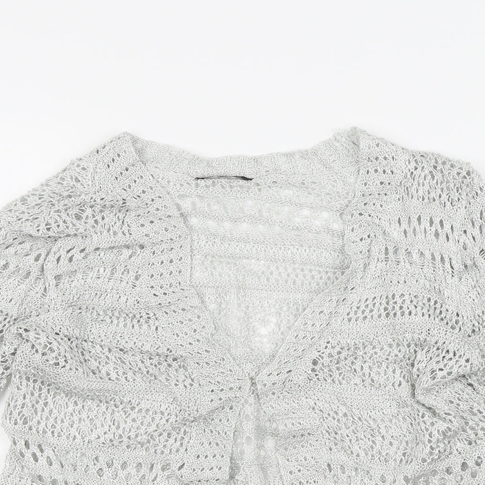 Roman Womens Silver   Cardigan Jumper Size 12