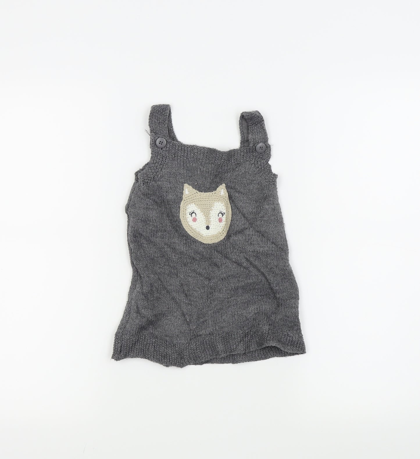 Nutmeg Girls Grey   A-Line  Size 9-12 Months