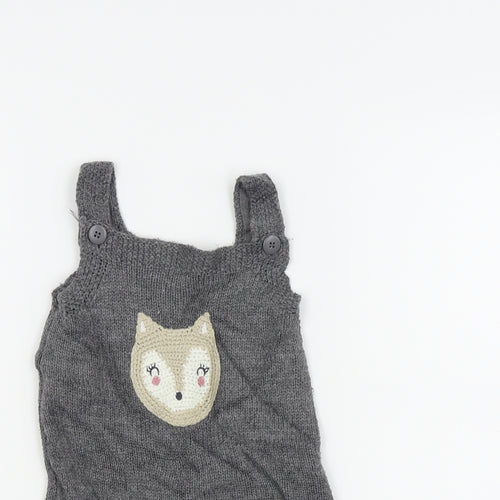 Nutmeg Girls Grey   A-Line  Size 9-12 Months