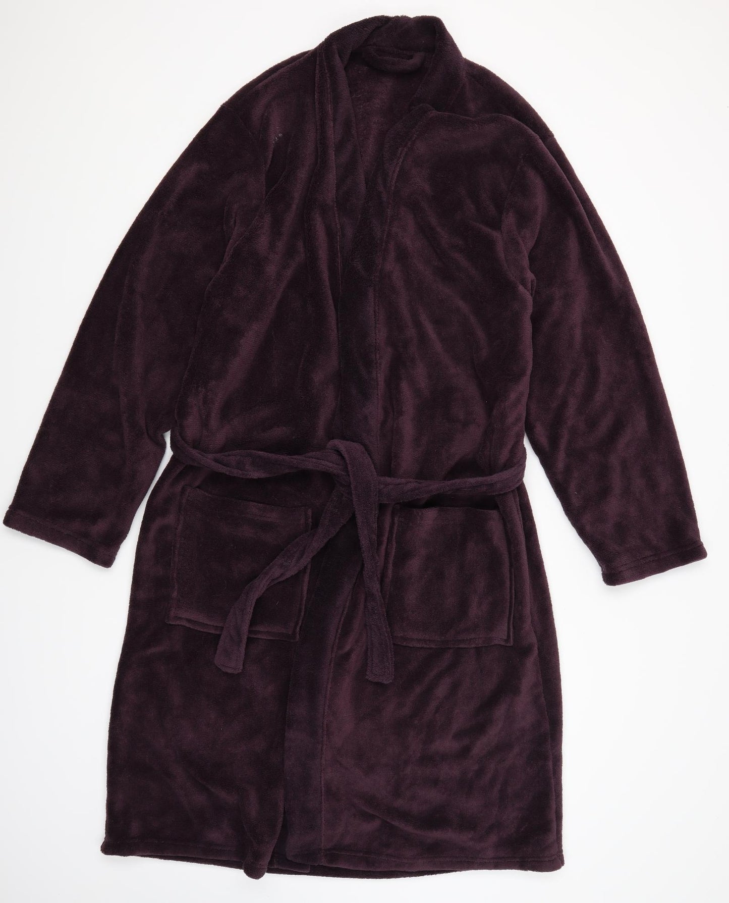 George Mens Purple Solid   Robe Size M