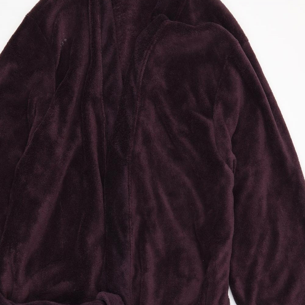 George Mens Purple Solid   Robe Size M