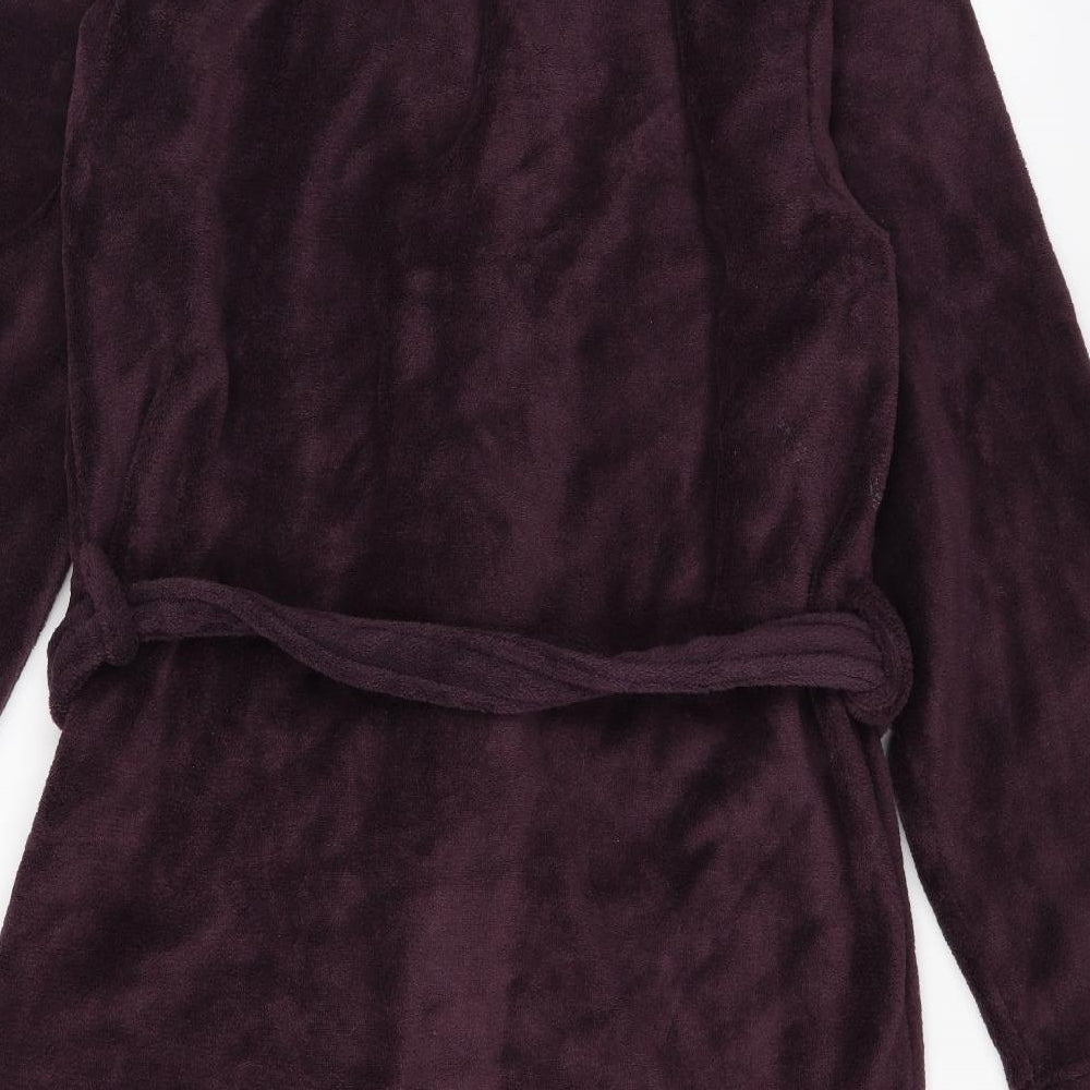 George Mens Purple Solid   Robe Size M