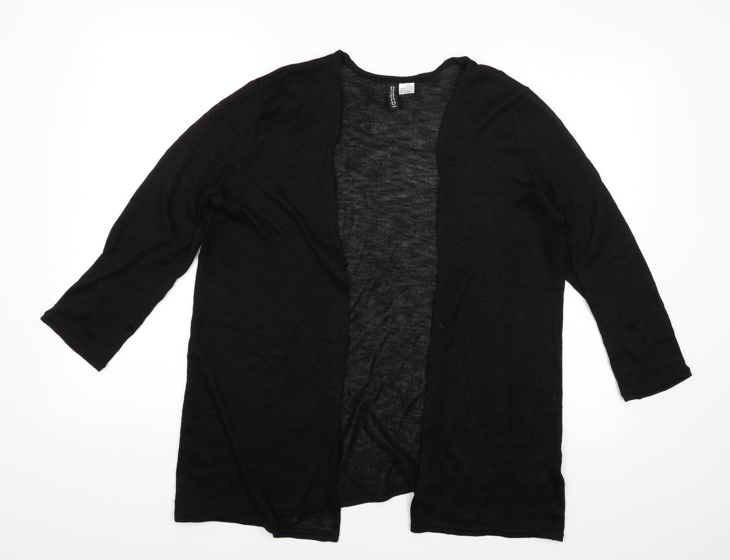 H&M Womens Black   Cardigan Jumper Size L