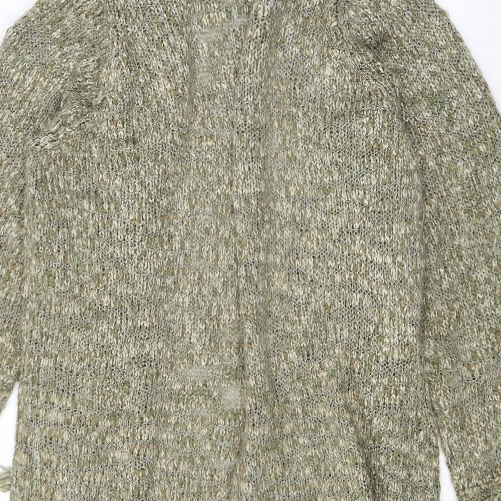 Evans Womens Green  Knit Cardigan Jumper Size 20
