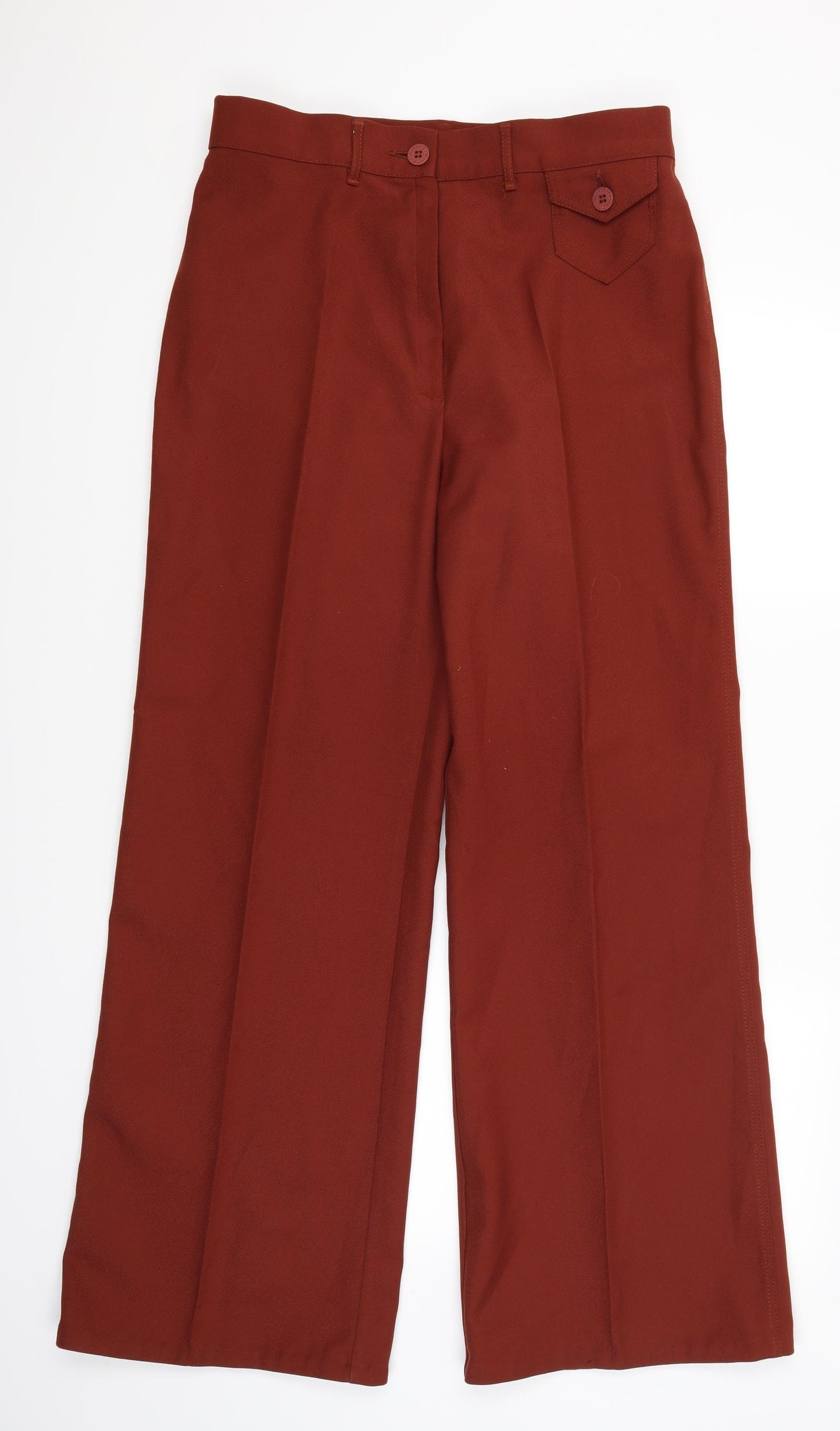 St Michael Womens Orange   Trousers  Size 16 L30 in