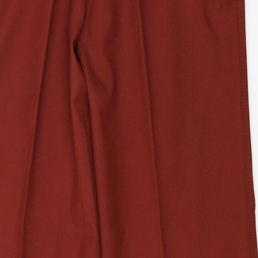 St Michael Womens Orange   Trousers  Size 16 L30 in