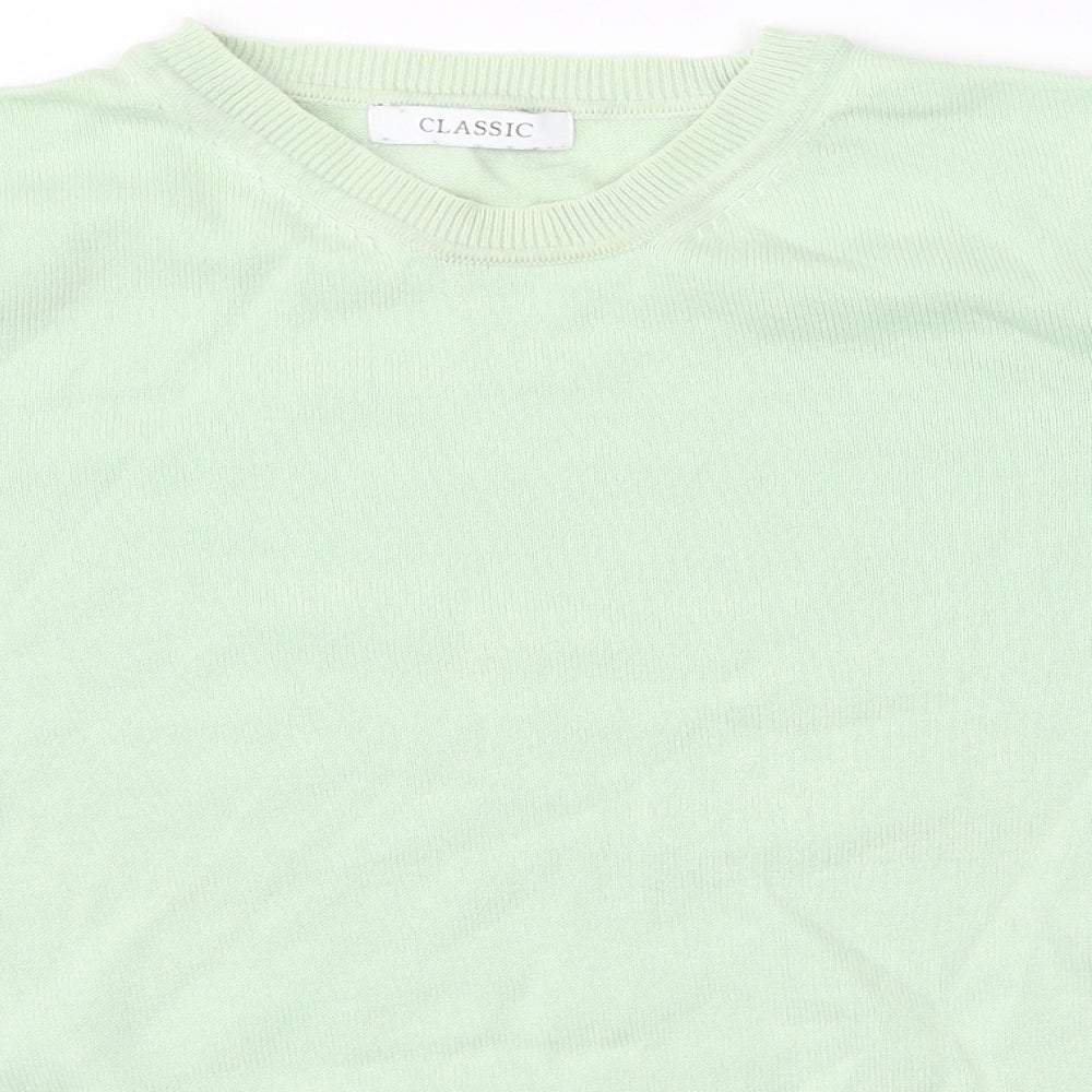 M&S Womens Green   Pullover Jumper Size 10