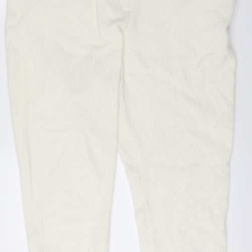 GOK Womens White   Chino Trousers Size 20 L24 in