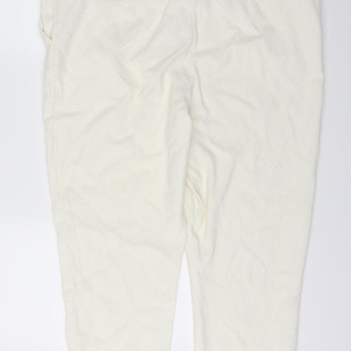GOK Womens White   Chino Trousers Size 20 L24 in