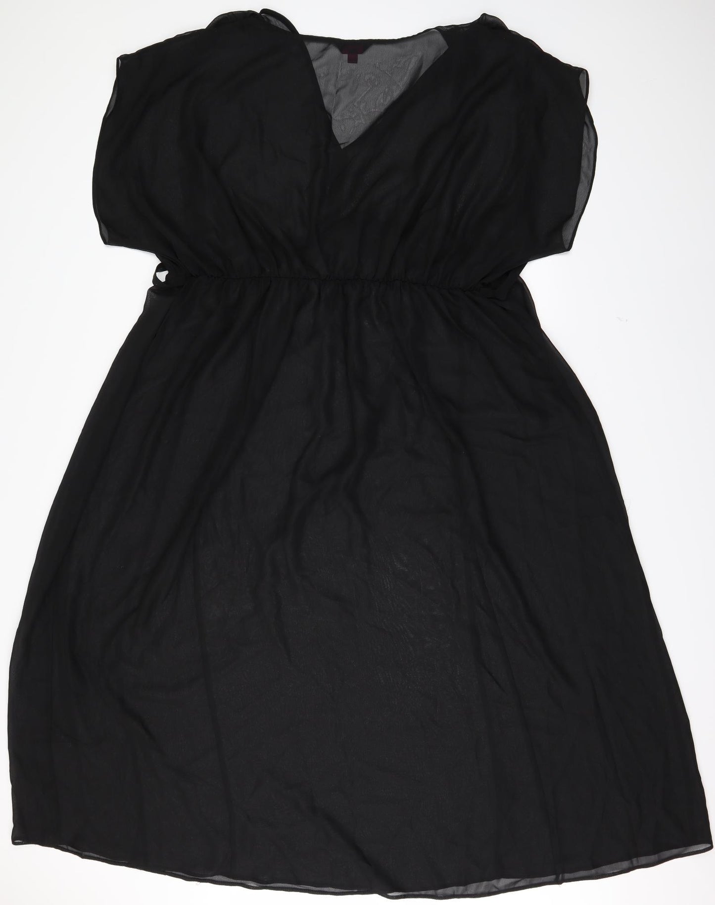 Simply Be Womens Black   A-Line  Size 28
