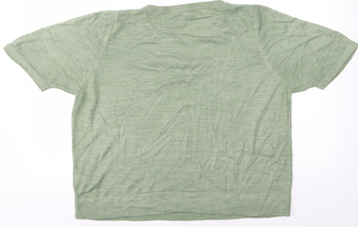 M&S Womens Green   Basic T-Shirt Size 20