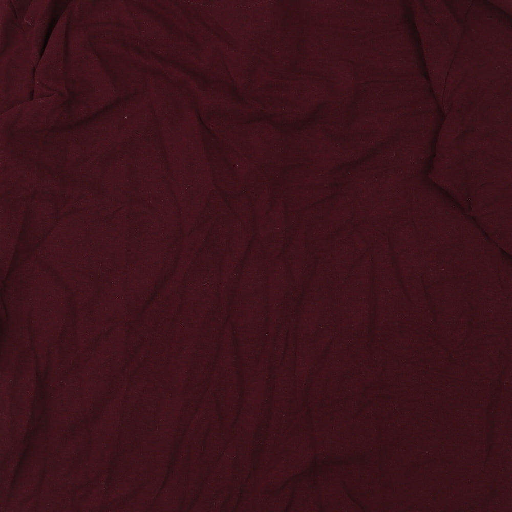Brave Soul Mens Red    Polo Size L