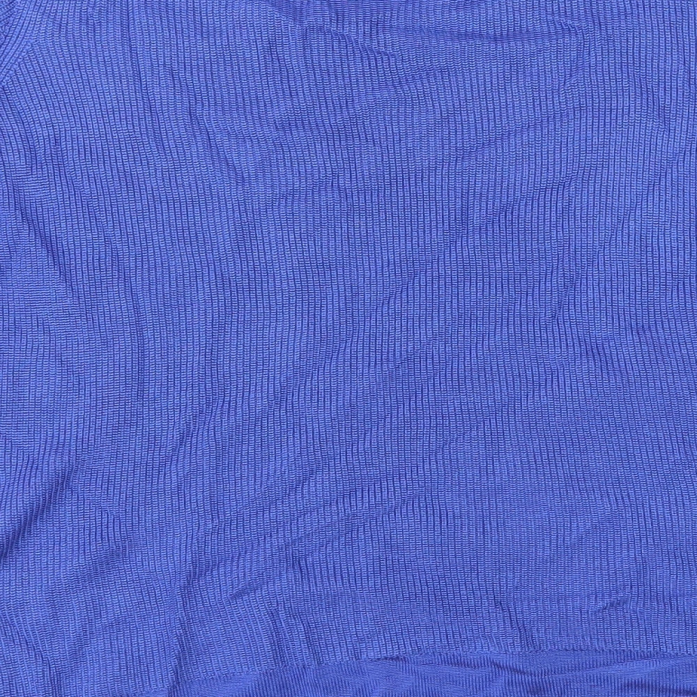 M&S Womens Blue   Basic T-Shirt Size 18