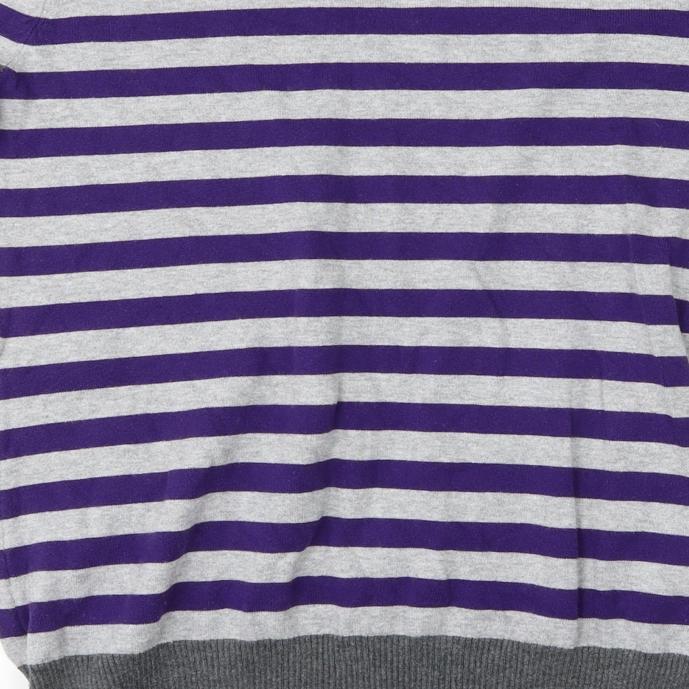 Wallis Womens Purple Striped  Shirt Dress